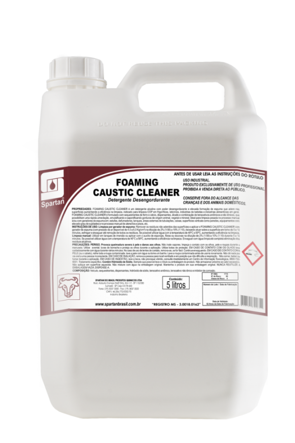 FOAMING CAUSTIC SPARTAN 5 lts